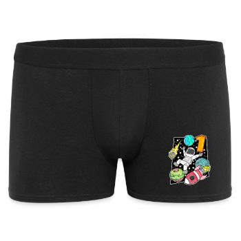 1 an - inscription à l’école - Boxer Homme - noir - Devant
