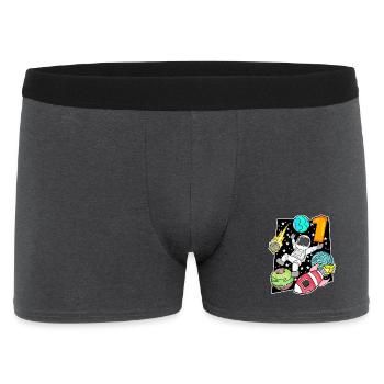1 an - inscription à l’école - Boxer Homme - charbon - Devant