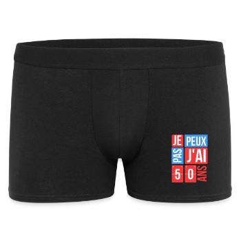 je peux pas j'ai 50 ans - Boxer Homme - noir - Devant