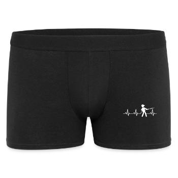 Firefighter Heartbeat - Men's Boxer Shorts - black - Front