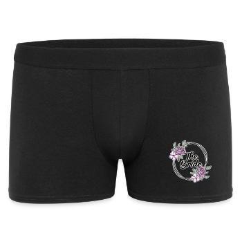 Motif de mariée - Boxer Homme - noir - Devant