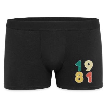 1981 - Année 1981 - Année 1981 - Boxer Homme - noir - Devant