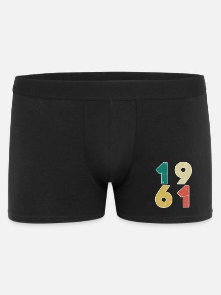 1961 - Född 1961 - Byggår 1961 - Boxershorts Herr - svart