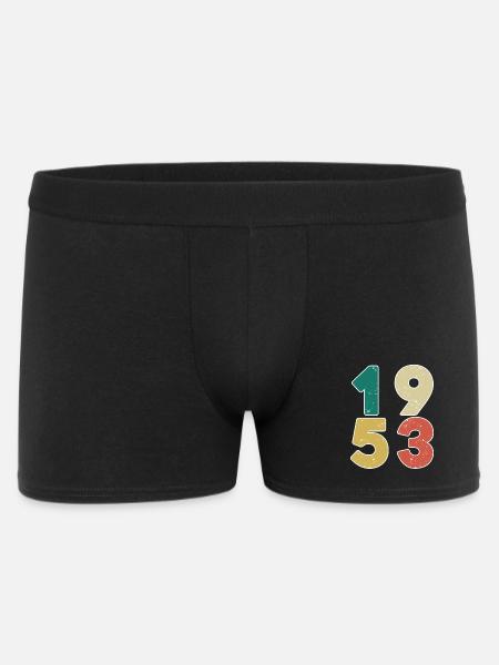 1953 - Né en 1953 - Construit en 1953 - Boxer Homme - noir