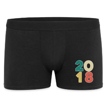 2018 - Year 2018 - Year 2018 - Men's Boxer Shorts - black - Front