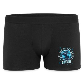 Best dad in the world since 1961 Father's Day - Men's Boxer Shorts - black - Front