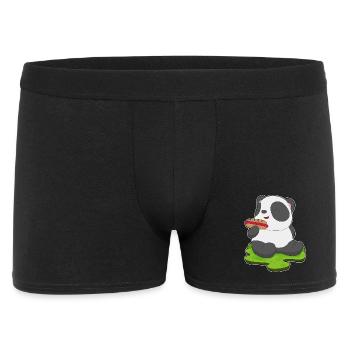 Hot-dog Panda - Boxer Homme - noir - Devant