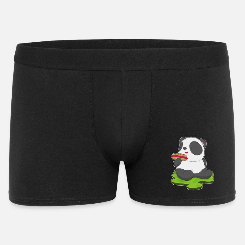 Hot-dog Panda - Boxer Homme - noir