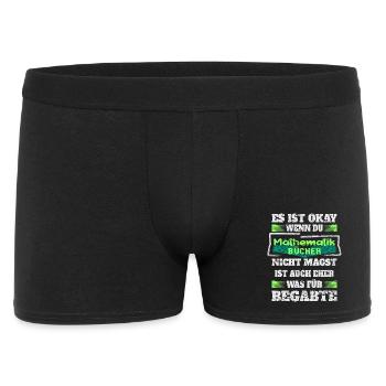 Livres de mathématiques - Boxer Homme - noir - Devant