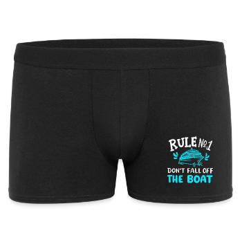 Kreuzfahrtschiff Kreuzfahrt - Männer Boxer Shorts - Schwarz - Vorne
