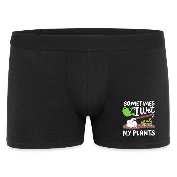 Garten Gartenarbeit Gießkanne - Männer Boxer Shorts - Schwarz - Vorne