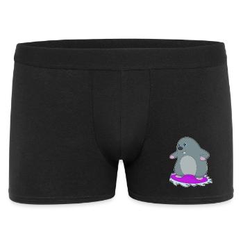 Été de surf sur la planche de surf de taupe - Boxer Homme - noir - Devant