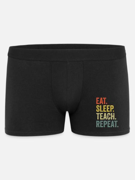déclaration de l'enseignant - Boxer Homme - noir