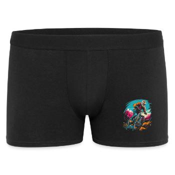 Mountain biking - Men's Boxer Shorts - black - Front