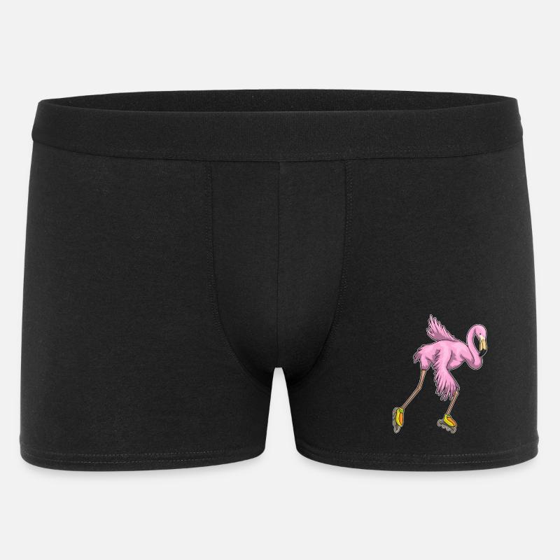 Flamingo Inline skating Inline skates - Men's Boxer Shorts - black