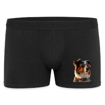 Australian Shepherd Dog Lover Cute Aussie - Men's Boxer Shorts - black - Front