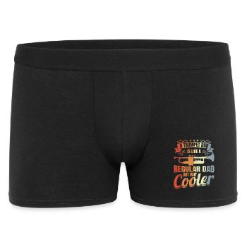 Père trompettiste - Boxer Homme - noir - Devant