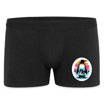 Penguin - Men's Boxer Shorts - black - Front