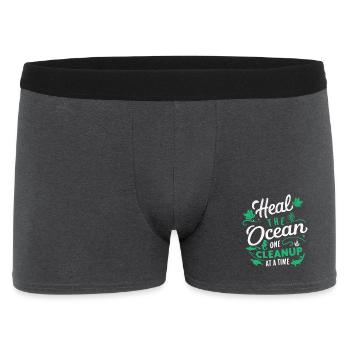 Étape de purification Ocean Save - Boxer Homme - charbon - Devant