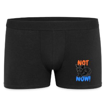 Drôle de chat - Boxer Homme - noir - Devant
