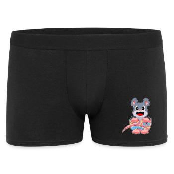 Mouse Easter Easter Egg - Men's Boxer Shorts - black - Front