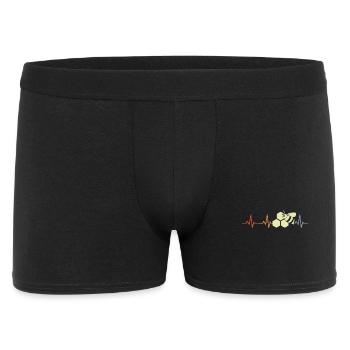 Vintage Honeybee Heartbeat - Men's Boxer Shorts - black - Front