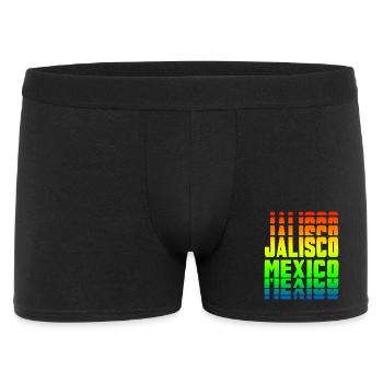 Jalisco Mexico rainbow design - Men's Boxer Shorts - black - Front