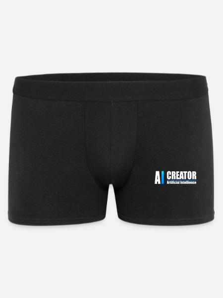 AI Creator Artificial Intelligence Enthusiast - Men's Boxer Shorts - black
