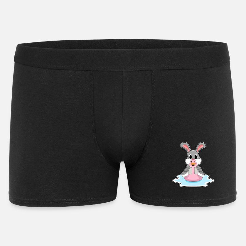 Rabbit Flamingo - Men's Boxer Shorts - black