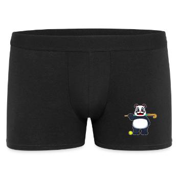 Bâton de hockey sur gazon Panda - Boxer Homme - noir - Devant