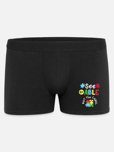 Autismus Bewusstsein SPED Lehrer - Männer Boxer Shorts - Schwarz