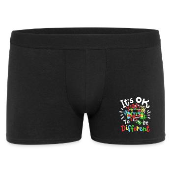 Autismus Bewusstsein - Männer Boxer Shorts - Schwarz - Vorne