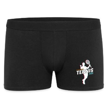 Tennis - Männer Boxer Shorts - Schwarz - Vorne