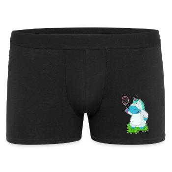 Unicorn Tennis Rackets - Men's Boxer Shorts - black - Front