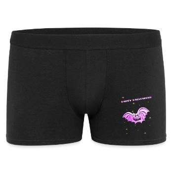 Fledermaus für Halloween - Männer Boxer Shorts - Schwarz - Vorne
