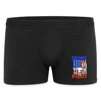 Drohnenpilot Drohne - Männer Boxer Shorts - Schwarz - Vorne