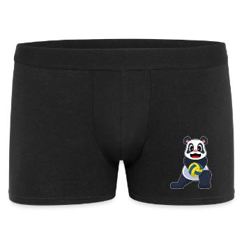 Panda Volleyball Player Volleyball - Men's Boxer Shorts - black - Front
