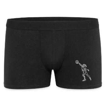 Croquis de joueuse de volley-ball - Boxer Homme - noir - Devant