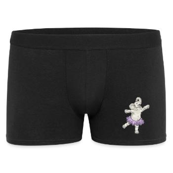 Elephant Ballerina Ballet Dance - Men's Boxer Shorts - black - Front