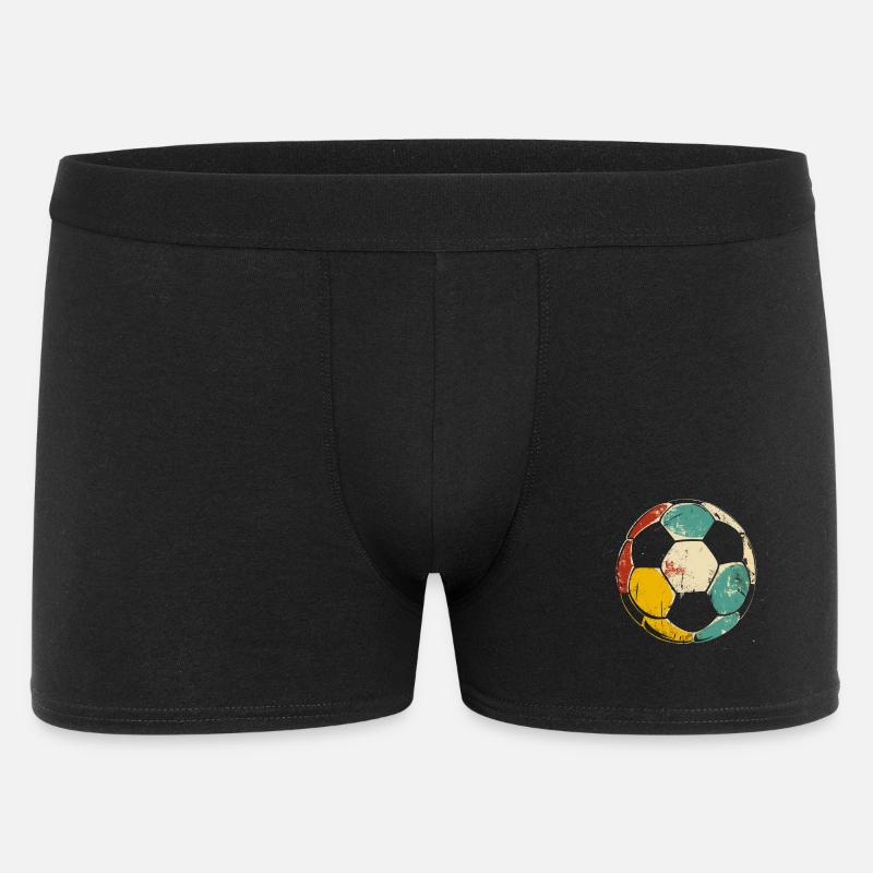 Fußball Illustration - Männer Boxer Shorts - Schwarz
