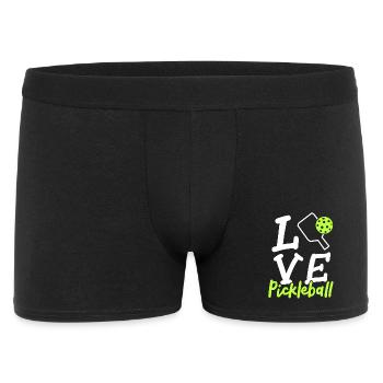 Pickleball Spieler Pickleball Liebhaber - Männer Boxer Shorts - Schwarz - Vorne