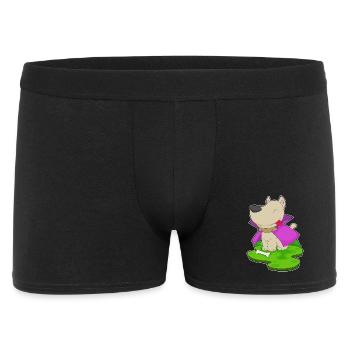 Dog Halloween Vampire - Men's Boxer Shorts - black - Front