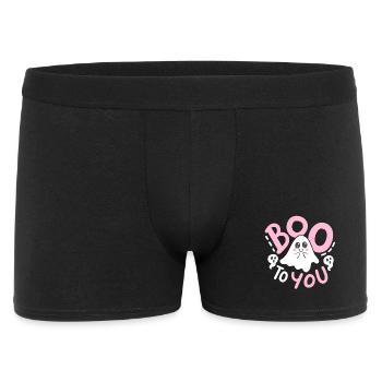 Geist Halloweenkostüm - Männer Boxer Shorts - Schwarz - Vorne