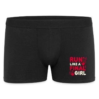 Halloween Horrorfilm - Männer Boxer Shorts - Schwarz - Vorne