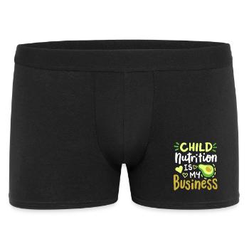 Mittagessen Schule Cafeteria Crew - Männer Boxer Shorts - Schwarz - Vorne