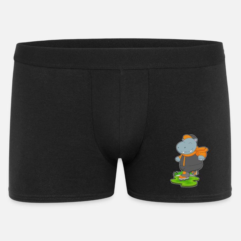 Nilpferd Inline skating Inline skates - Männer Boxer Shorts - Schwarz