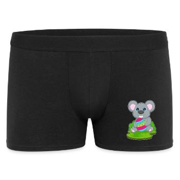 Mouse Easter Easter Egg - Men's Boxer Shorts - black - Front