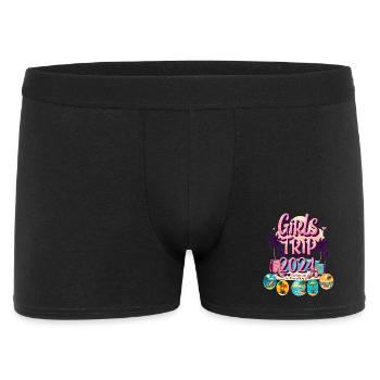 Girls Trip Wochenende 2024 Frauen Mädelsreisen - Männer Boxer Shorts - Schwarz - Vorne