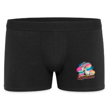Capricorn Horoscope Astrology Sign Vintage Design. - Men's Boxer Shorts - black - Front