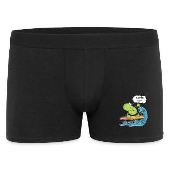 Frog Surfer Surfer Surfer Surfer Girl - Men's Boxer Shorts - black - Front